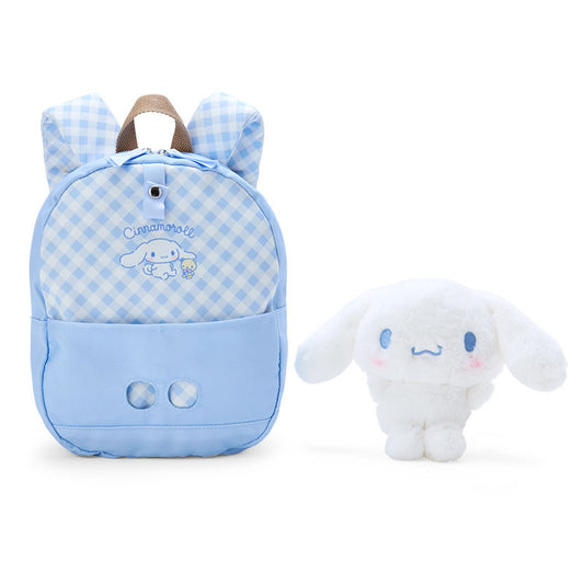 Sanrio Kids Backpack with Plush Toy - Cinnamoroll