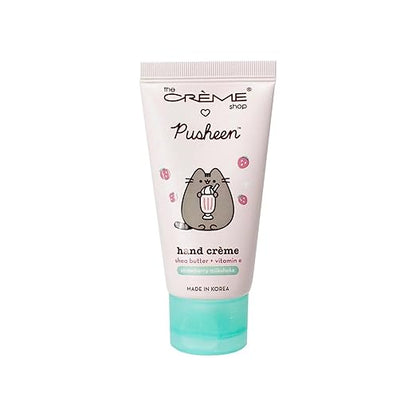 [The Crème Shop] Pusheen Moisturizing Hand Creme - Strawberry Milkshake