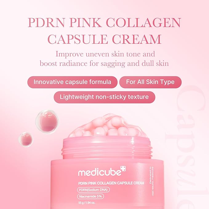 [MEDICUBE] PDRN Pink Collagen Capsule Cream 55g