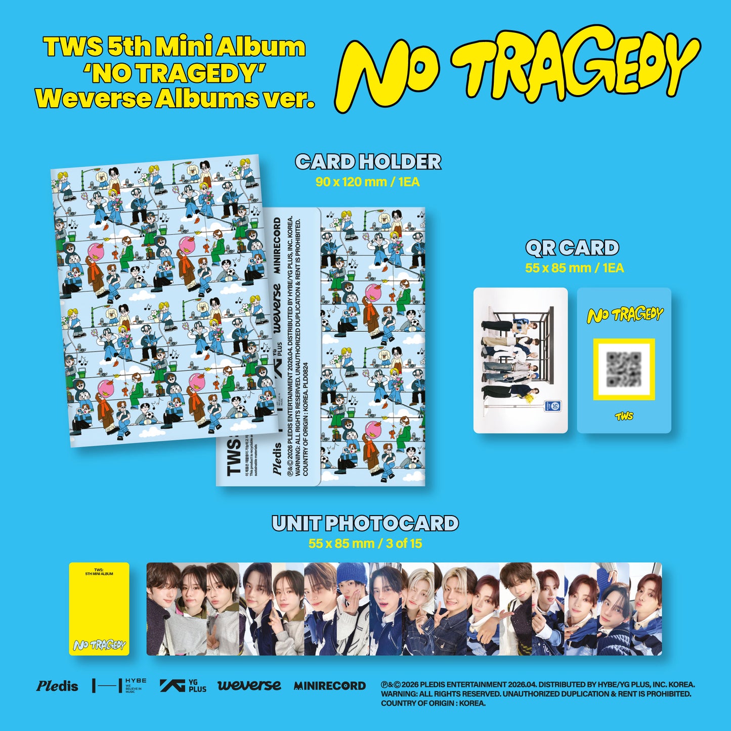 [TWS] NO TRAGEDY (Weverse Albums ver.)