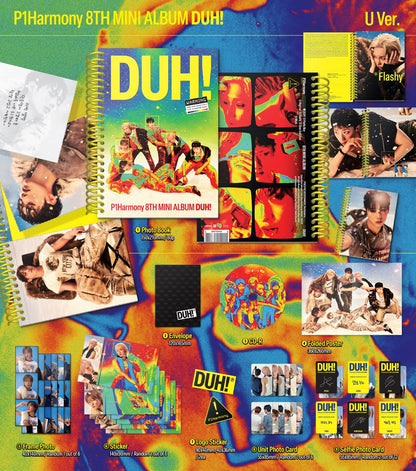 [P1Harmony] DUH! (D ver., U ver.)
