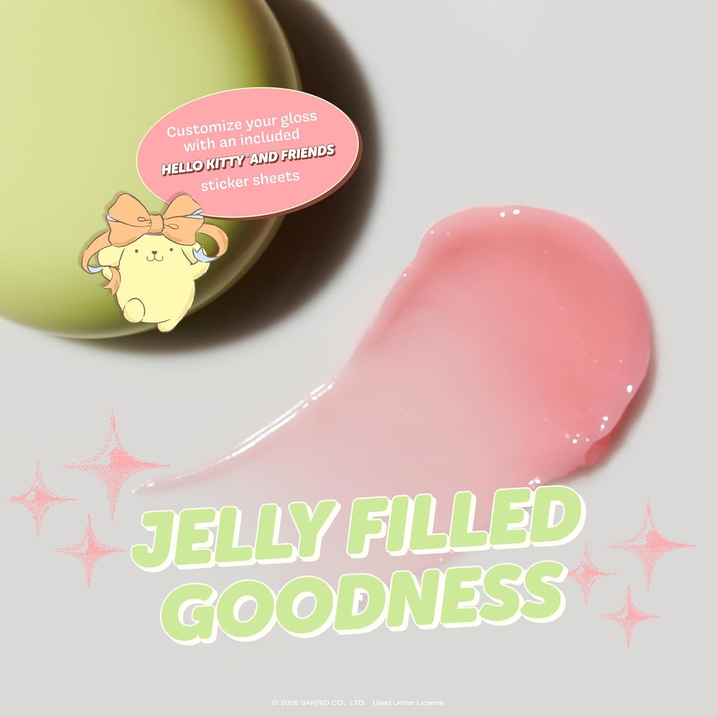 [The Crème Shop] Pompom | Gloss Jelly Lip Glaze (Pink Crush)