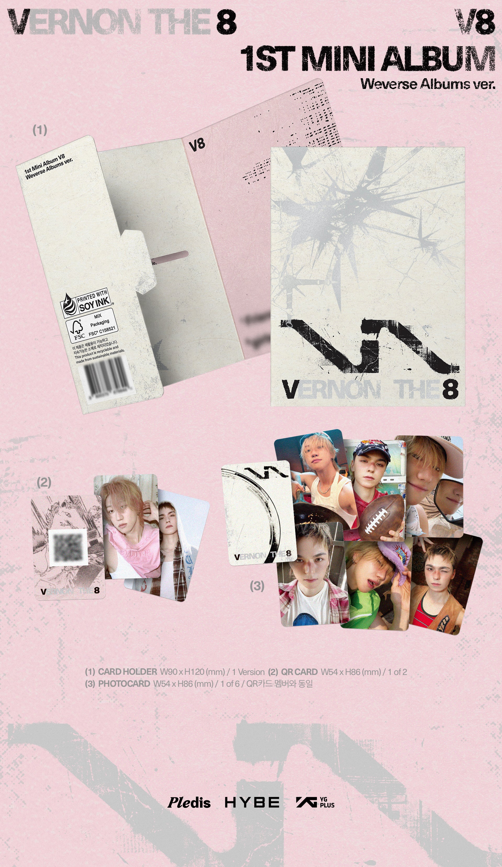タレントカード SEVENTEEN V8 weverse SEVENTEEN] V8 (Weverse Albums ver.) – TeeHeeKorea