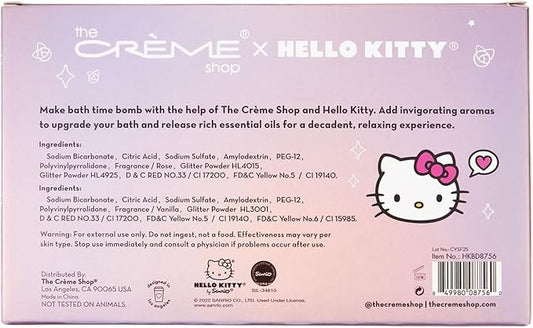 [The Crème Shop] Hello Kitty Hello Fizzy! Bath Bomb Duo