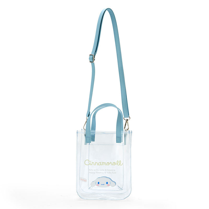 Clear Handbag with Shoulder Strap Cinnamoroll Sanrio