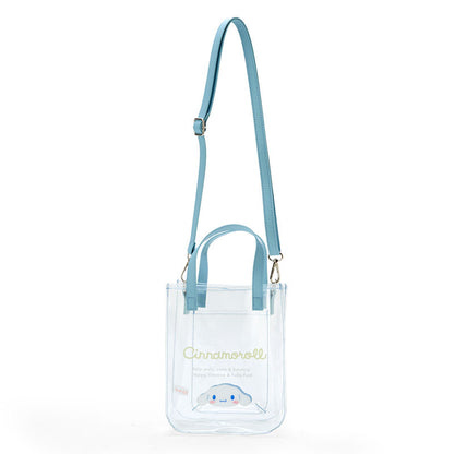 Clear Handbag with Shoulder Strap Cinnamoroll Sanrio