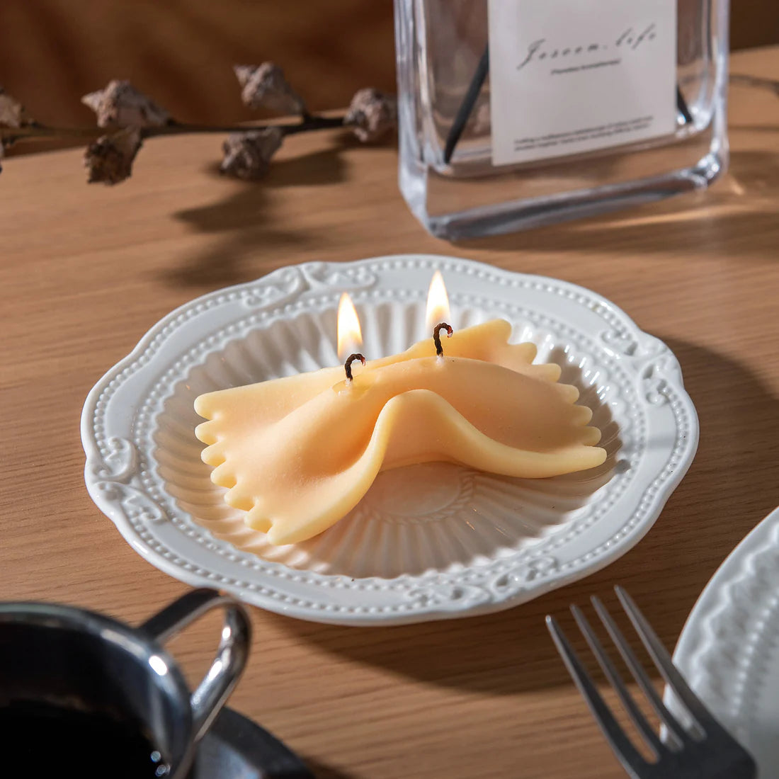 La Pasta Candle Collection – Farfalle, Ravioli & Rigatoni