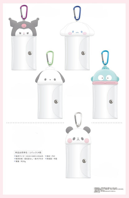 Sanrio Mochipan Charapyoko Clear Pouch
