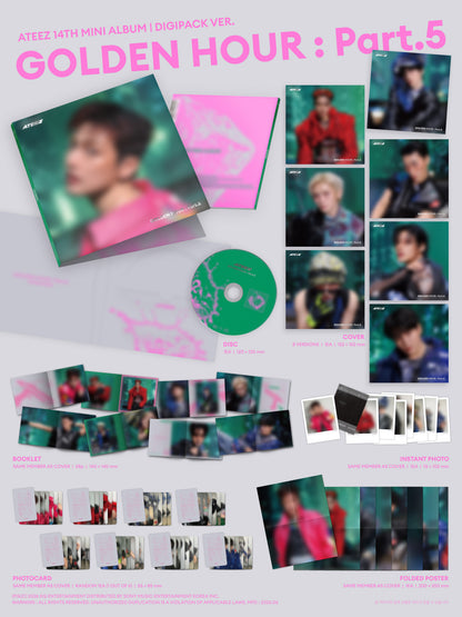 [ATEEZ] GOLDEN HOUR : Part.5 (DIGIPACK VER.)