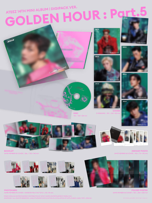 [ATEEZ] GOLDEN HOUR : Part.5 (DIGIPACK VER.)