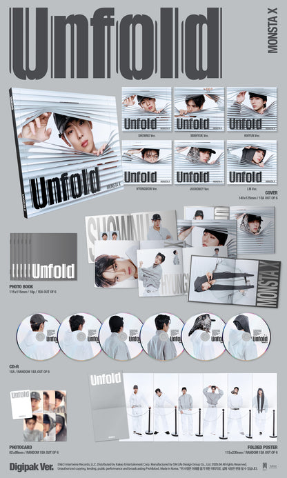 [MONSTA X] Unfold (DIGIPACK VER.)