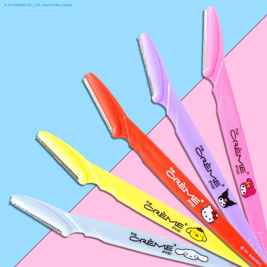 [The Crème Shop] Hello Kitty Friends | Over Fuzz! Perfect Arch Shaping Dermaplane Razors (Set of 5)