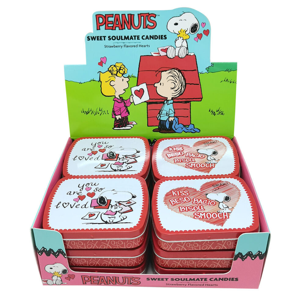Peanuts Sweet Soulmate Candies Candy Tin