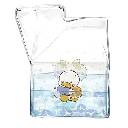 Sanrio Milk Carton Shaped Cup - Ahiru no Pekkle