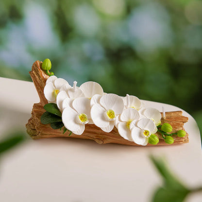 White Orchid Blossom Candle