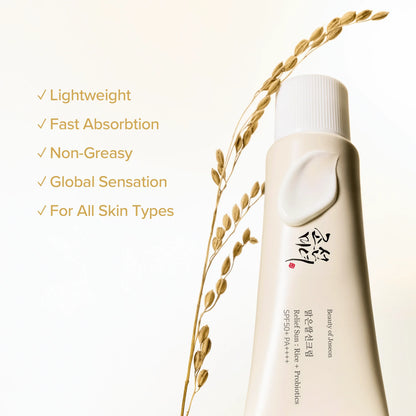 [Beauty of Joseon] Relief Sun Rice + Probiotics SPF50+ (PA++++) - 50ml