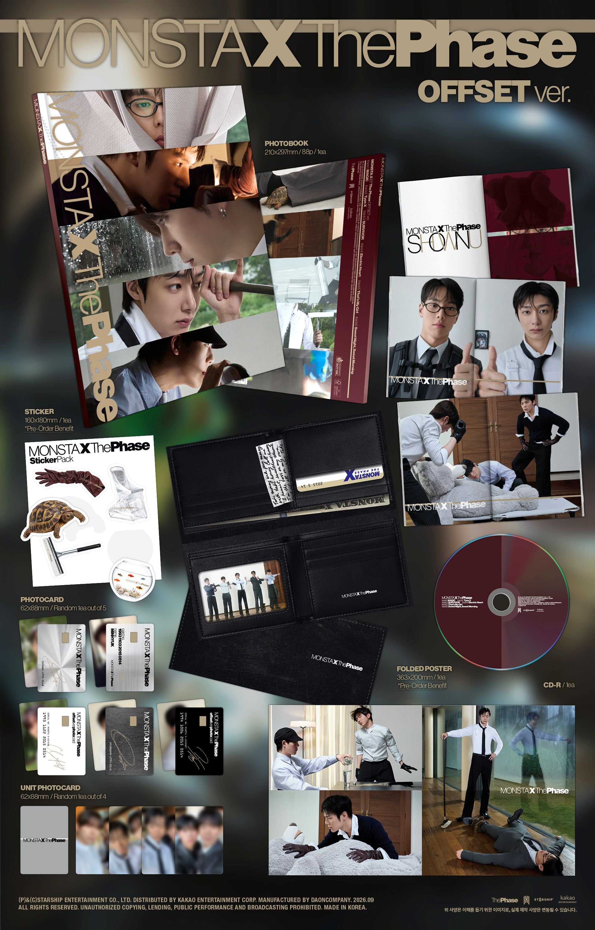 MONSTA X] The Phase (OFFSET Ver.) – TeeHeeKorea