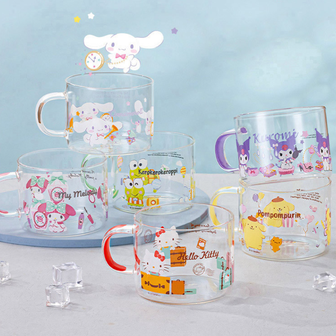Sanrio Glass Mug Cup