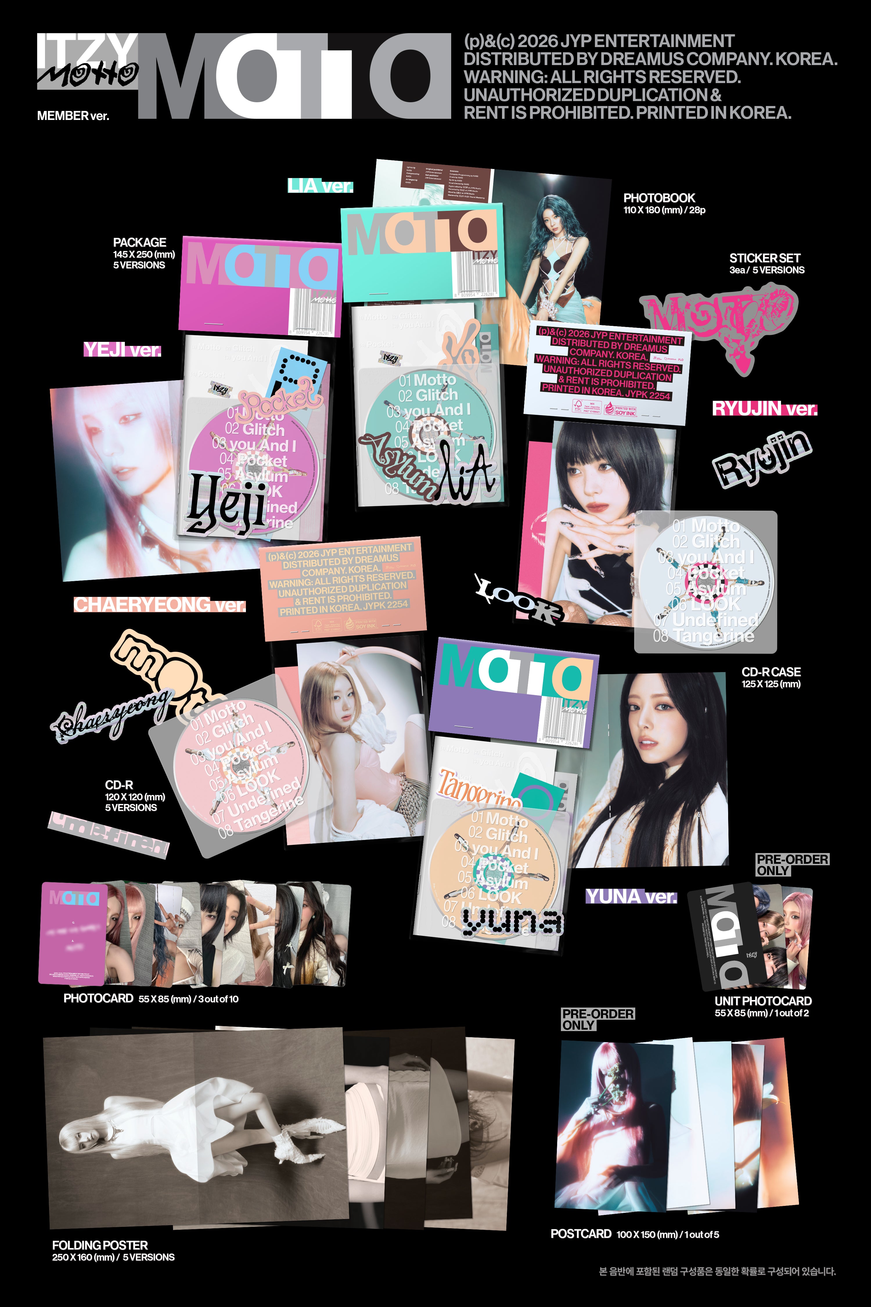 ITZY] Motto (MEMBER Ver.) – TeeHeeKorea