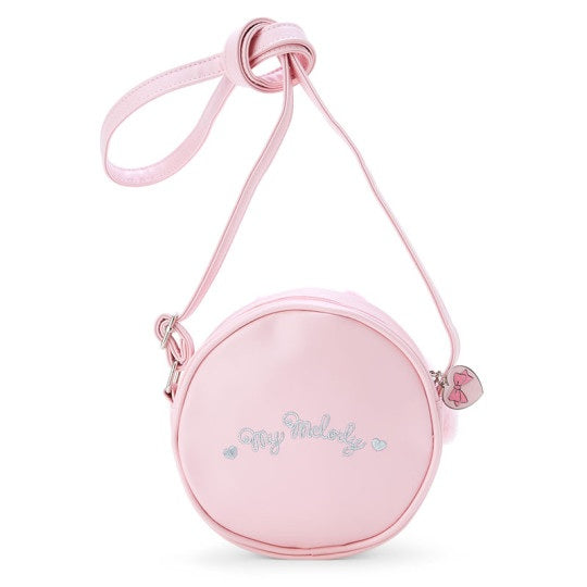 Sanrio Original Kids Face-shaped Plush Pouch - My Melody
