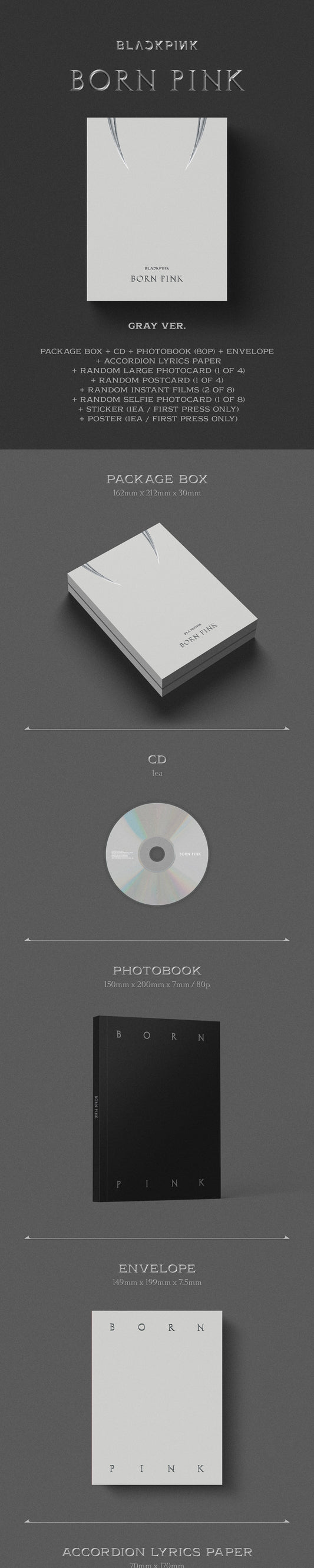 [BLACKPINK] BORN PINK (BOX SET)