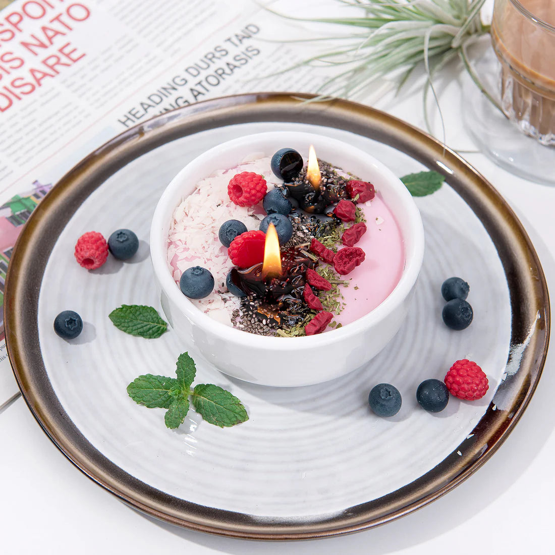 Acai Bowl Scented Candle