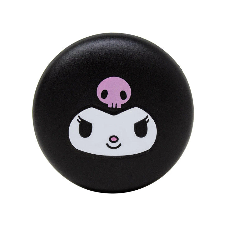 [The Crème Shop] Kuromi | Macaron Lip Balm (Raspberry Cream Puff)