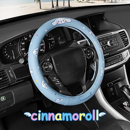 Carbella Cinnamoroll Steering Wheel Cover - Blue