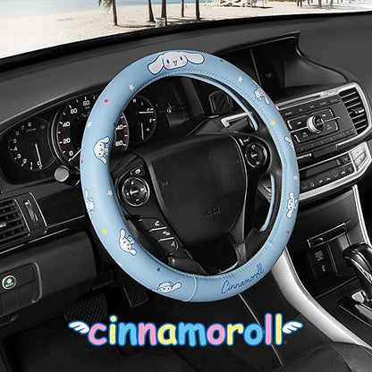 Carbella Cinnamoroll Steering Wheel Cover - Blue