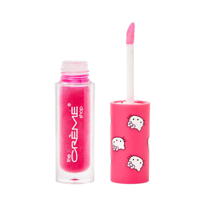 [The Crème Shop] Hello Kitty | Kawaii Kiss Shimmer Lip Oil - BERRY GUMMY