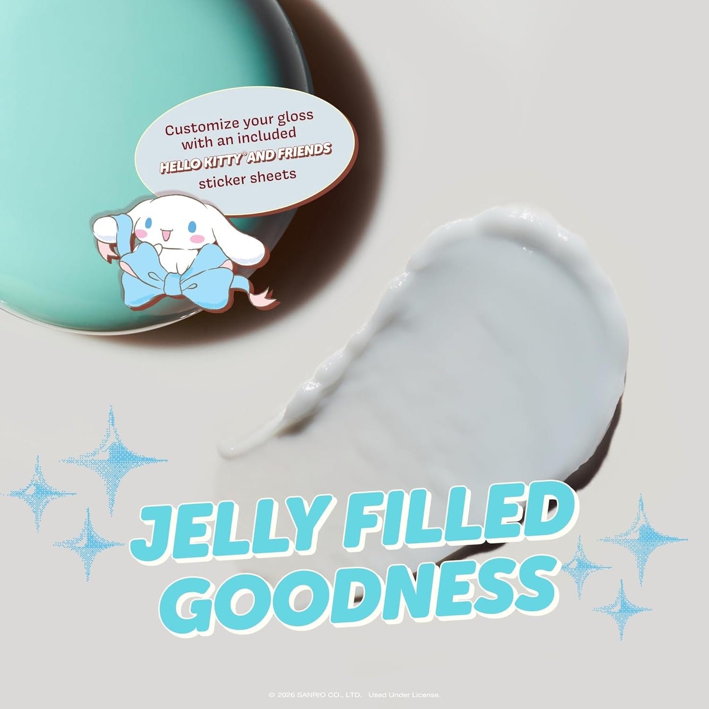 [The Crème Shop] Cinnamoroll | Gloss Jelly Lip Glaze (Crystal Blue)