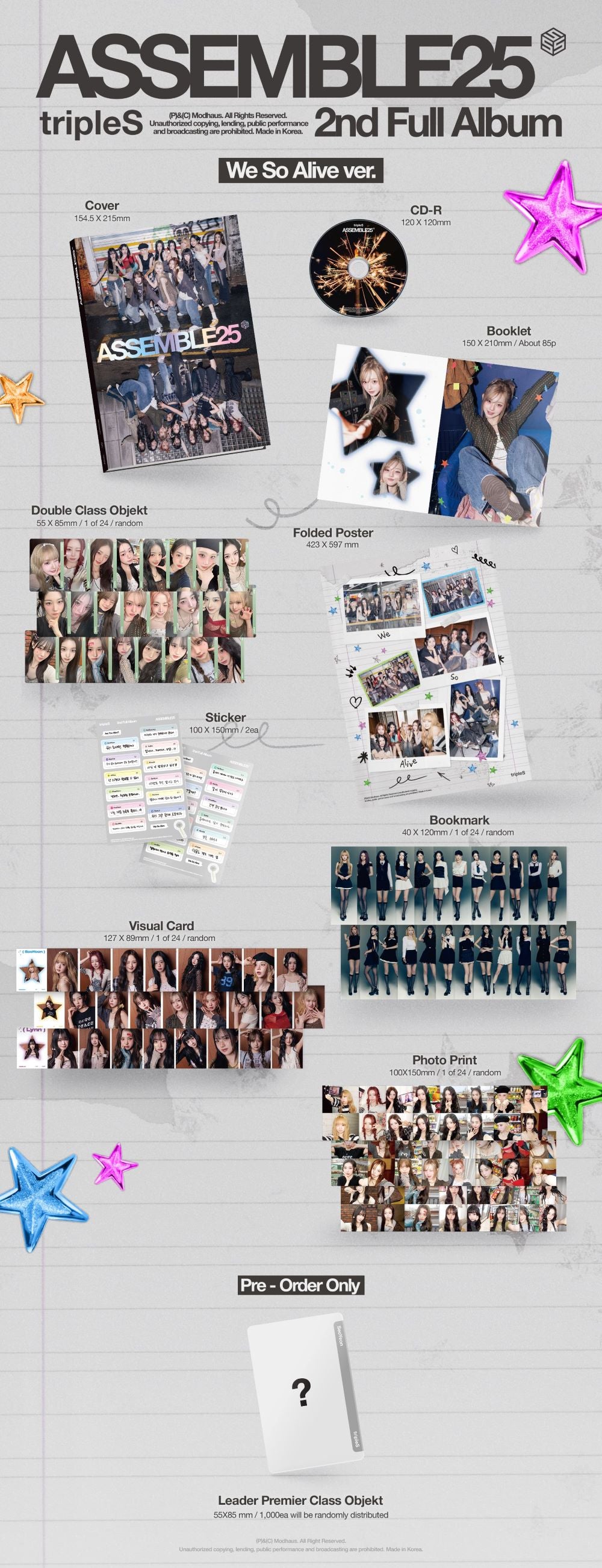 [tripleS] ASSEMBLE25 (Are You Alive ver. / We So Alive ver.)