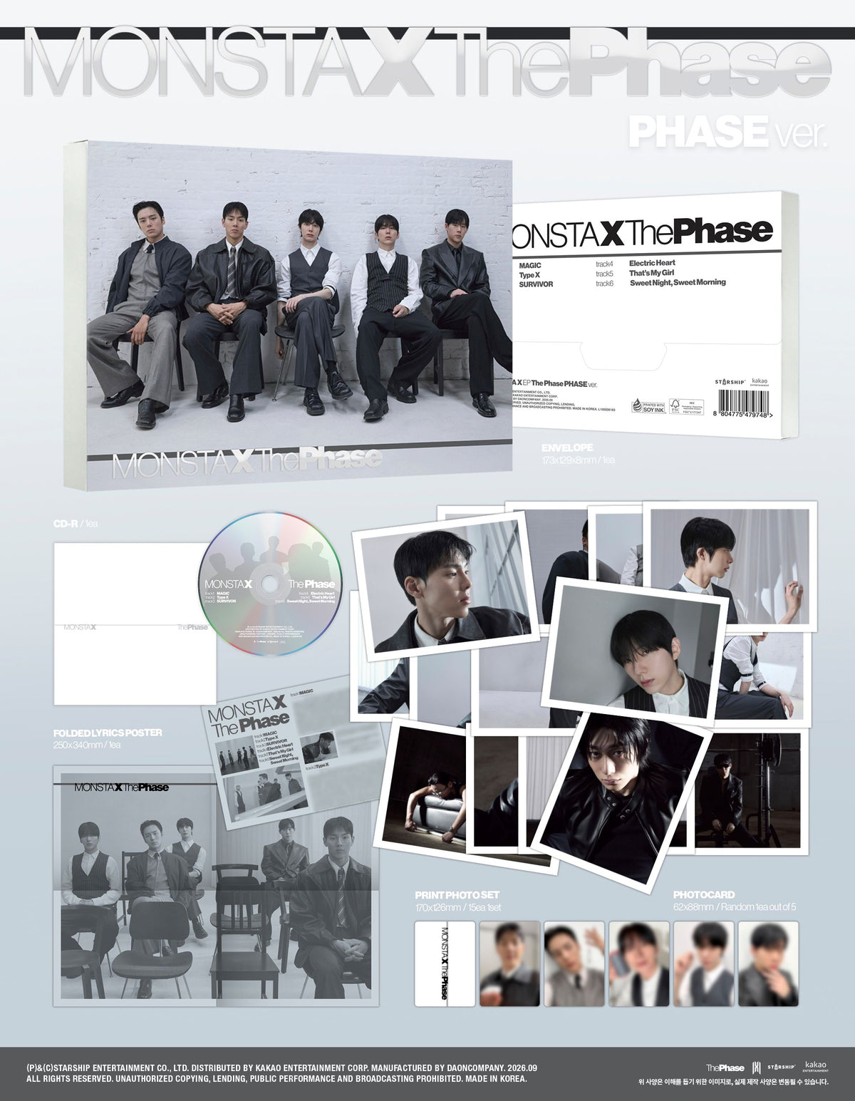 [MONSTA X] The Phase (PHASE Ver.)