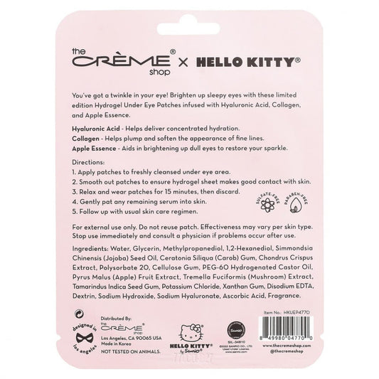 [The Crème Shop] Hello Kitty | Apple of My Eye Brightening Hydrogel Under Eye Patches
