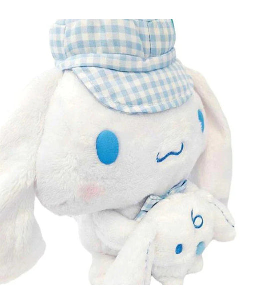 Cinnamoroll 8 Inch Plush Cinnamoroll And Milk Gingham Hat