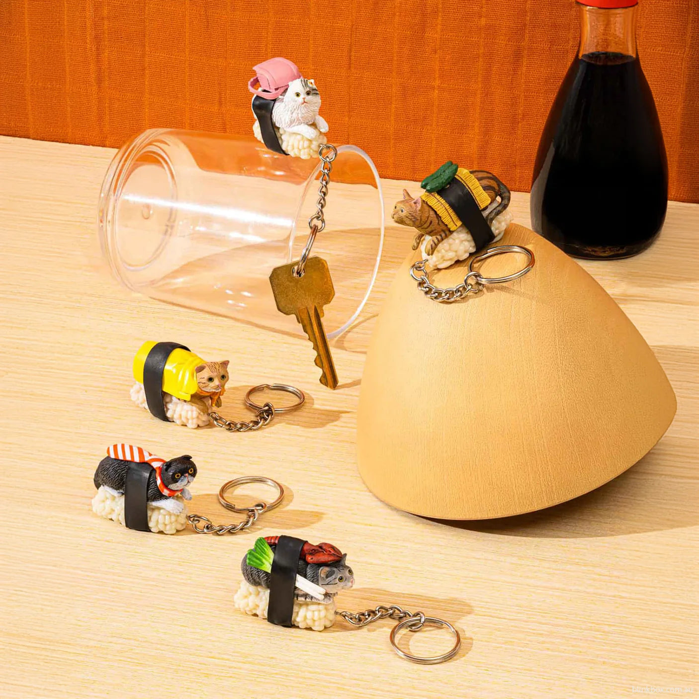 Sushi Cat (Nekozushi) Keyring Blind Box Version 1