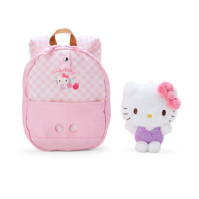 Sanrio Kids Backpack with Plush Toy - Hello Kitty
