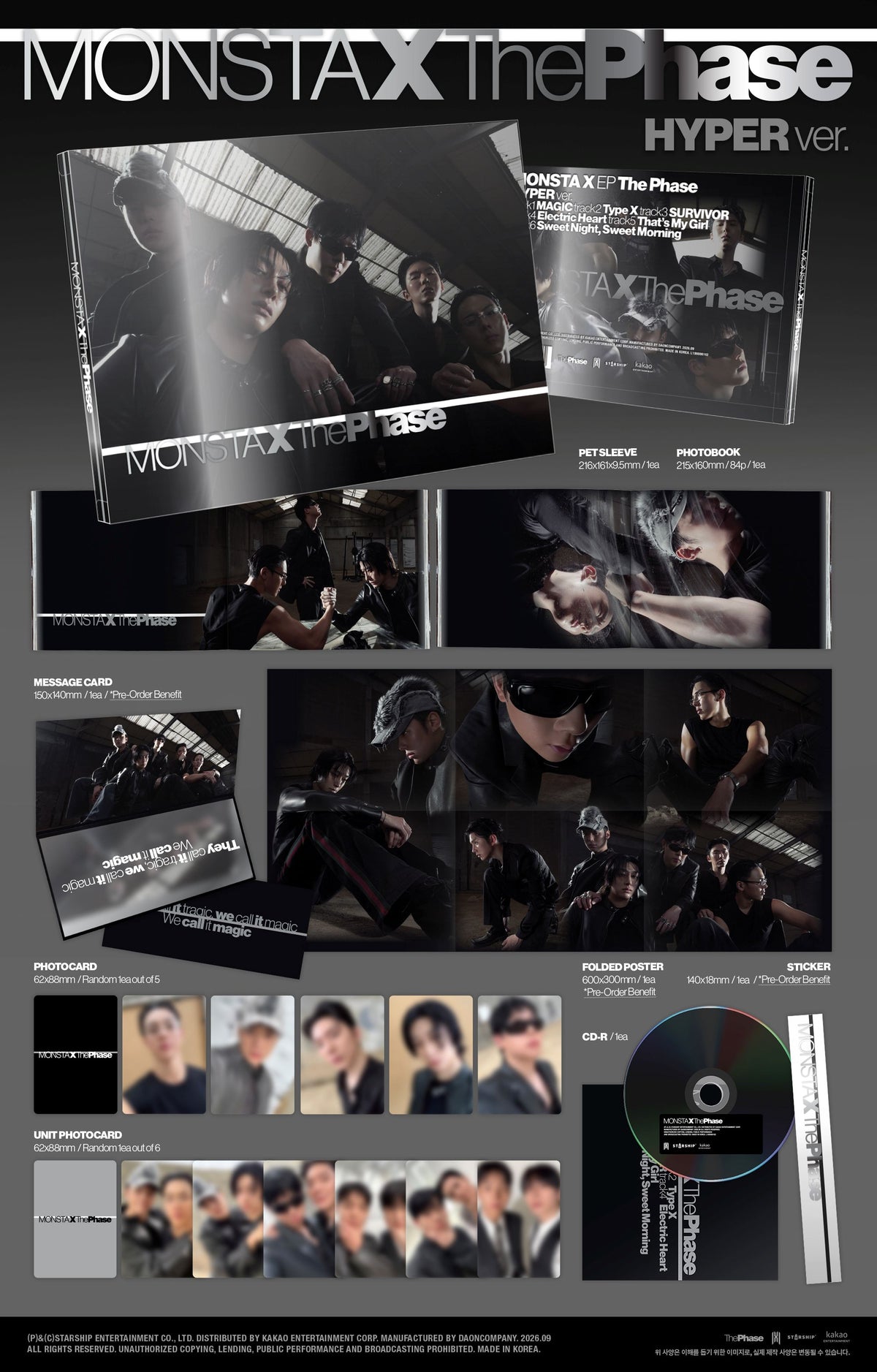 [MONSTA X] The Phase (HYPER Ver.)