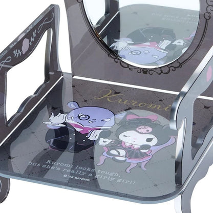 Sanrio Kuromi & Baku Chair-shaped Stand Mirror (Delusional Lady Kuromi)