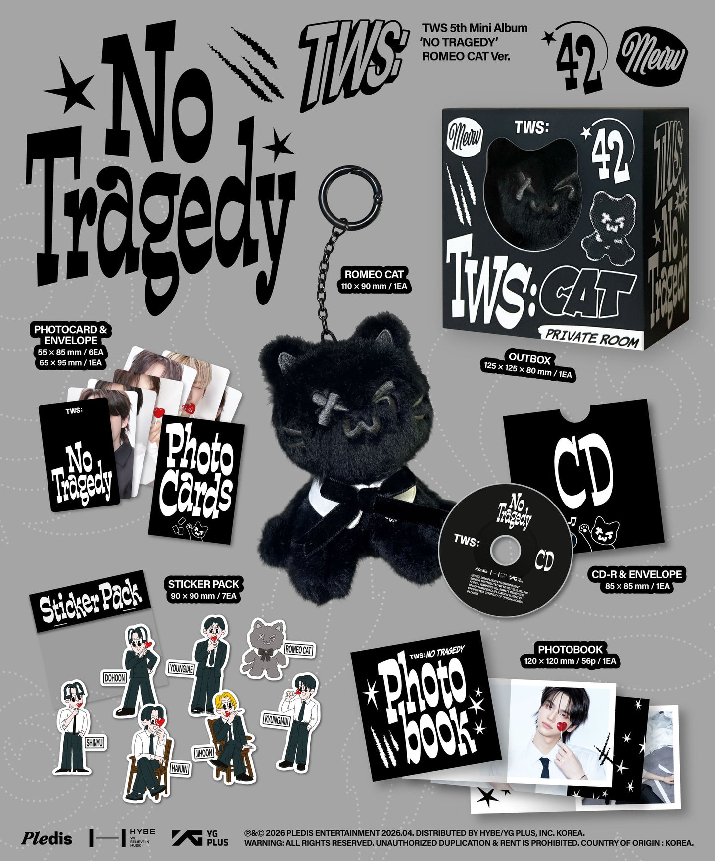 [TWS] NO TRAGEDY (ROMEO CAT Ver.)