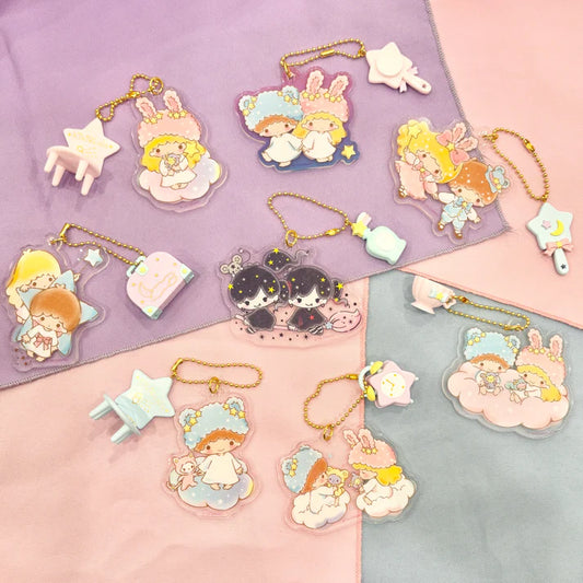 Sanrio Secret Keychain - Little Twin Stars : Fluffy Fancy