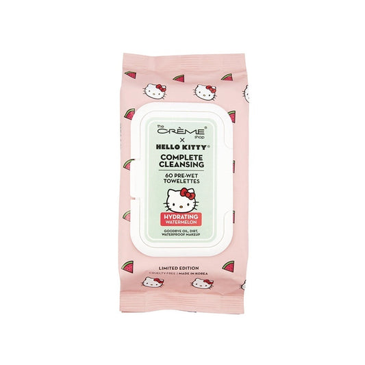 [The Crème Shop] Hello Kitty Cleansing Towelettes 60CT (Hydrating Watermelon)