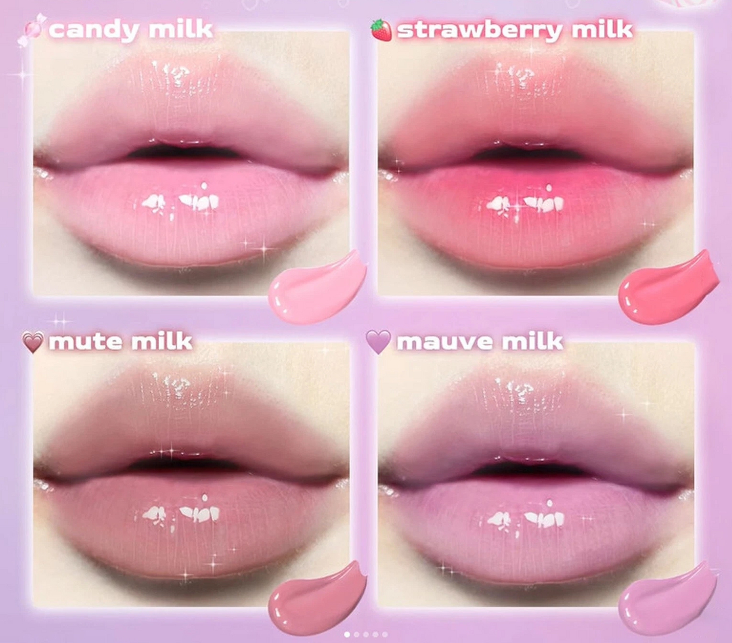 [Merrymonde] Milk Heart Tint Lip and Cheek (03 Mute Milk)