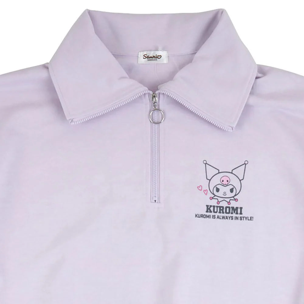 Sanrio Kuromi Half-Zip Sweatshirt