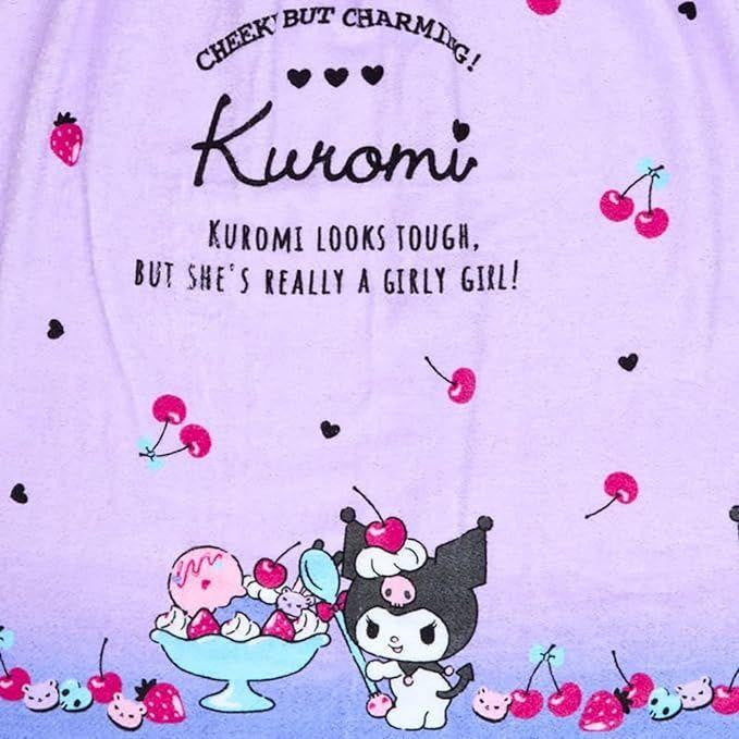 Sanrio Wrap Towel Kuromi 80cm