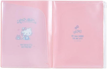 Sanrio Clear File with Fastener Pocket - Hello Kitty