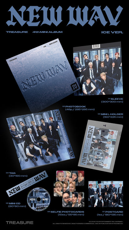 [TREASURE] NEW WAV (RED VER. ICE VER.)
