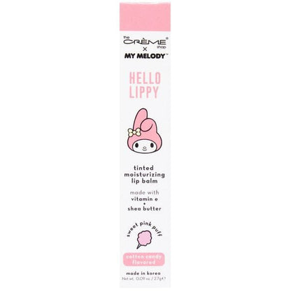 [The Crème Shop] My Melody | Hello Lippy Moisturizing Tinted Lip Balm (Pink Fluff)