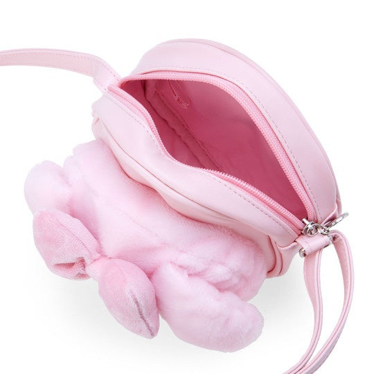 Sanrio Original Kids Face-shaped Plush Pouch - My Melody
