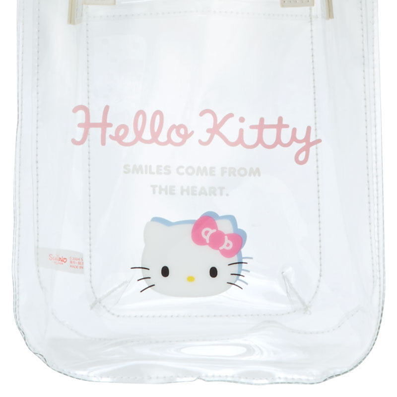 Clear Handbag with Shoulder Strap Hello Kitty Sanrio